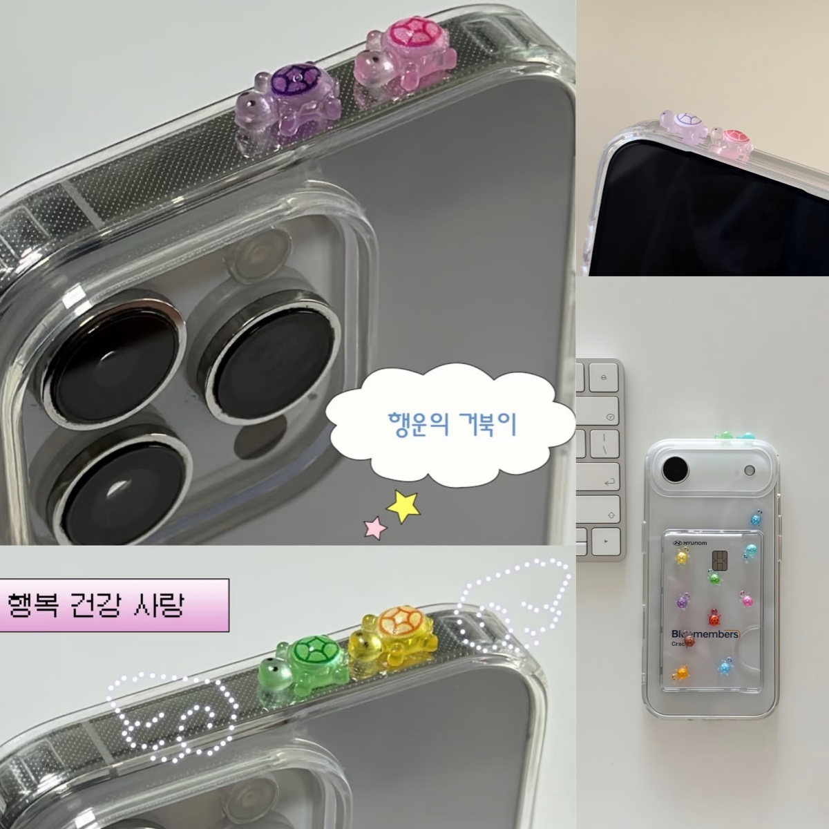 Resin Art Craft - 100個入りミニ光るカメ 安全で環境に優しい樹脂製 かわいいネイルアートデコレーション 漫画風発光 DIYクラフトやマニキュア用