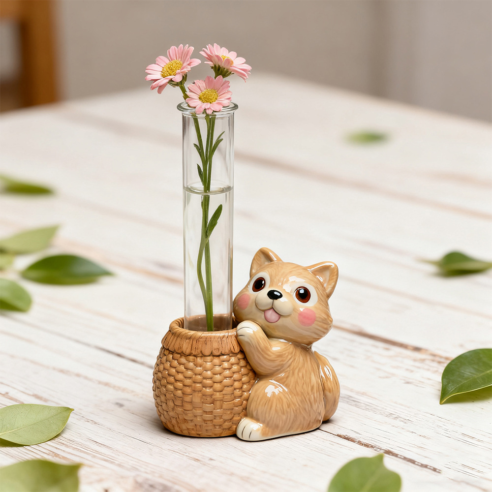 パンダウサギ試験管水耕栽培花瓶型DIY動物試験管花瓶デスクト - Resin Art Youtube のレビューと価格