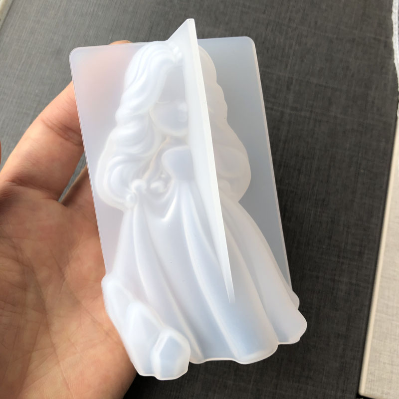 3D かわいいプリンセスシリコーンキャンドルモールド天使の女 - Resin Art Furniture のレビューと価格