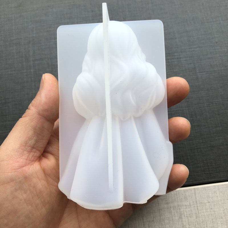 3D かわいいプリンセスシリコーンキャンドルモールド天使の女 - Resin Art Furniture のレビューと価格