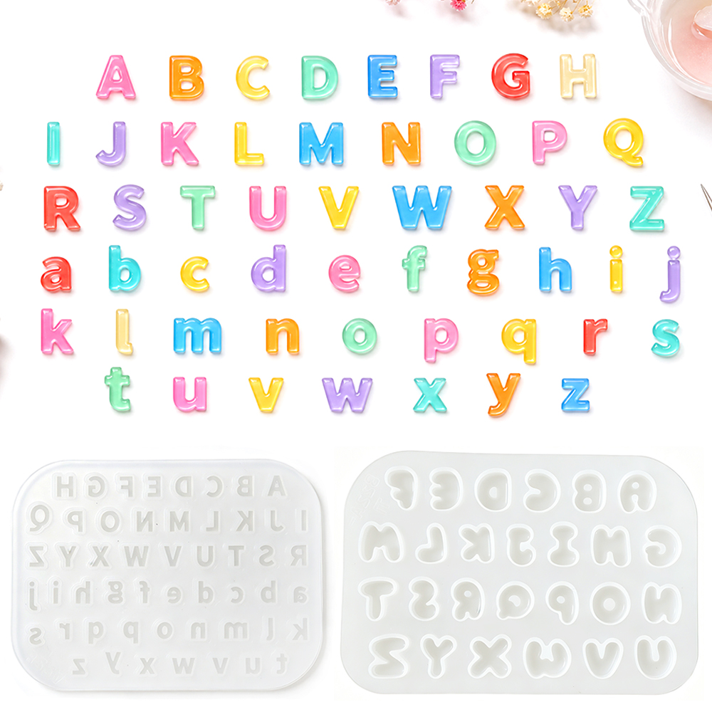 S0321ミニサイズシリコンモールド DIYクリスタルエポキ - Resin Art Letters のレビューと価格