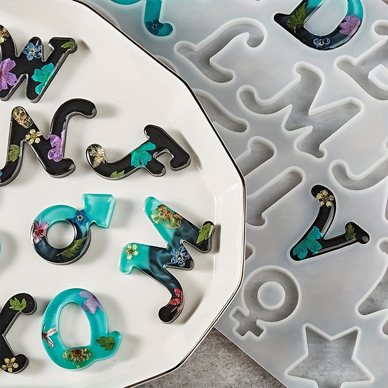 樹脂鋳造型 Aスタイルミラー 26文字英語アルファベット＋6 - Resin Art Letters のレビューと価格