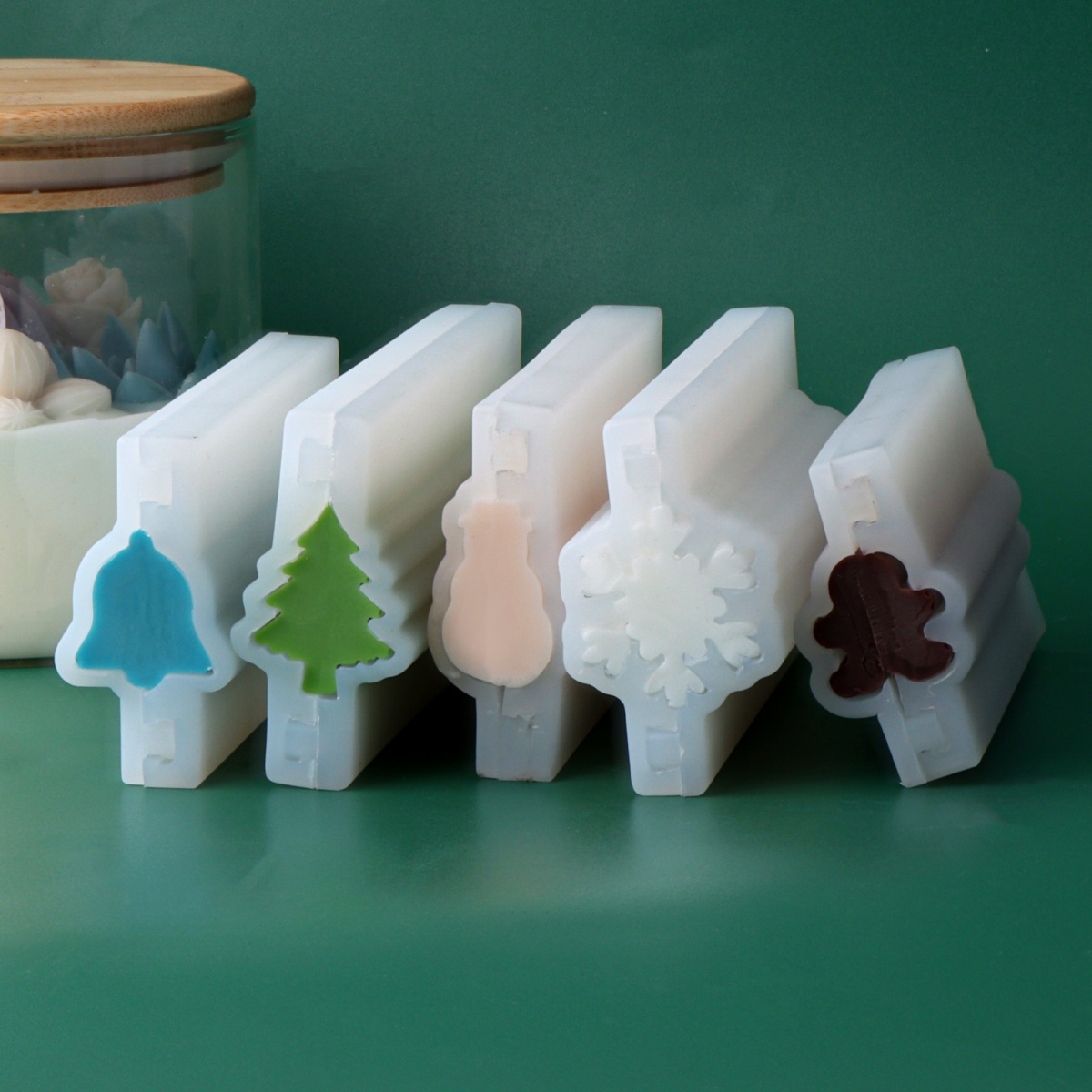 クリスマスツリーソープチューブシリコンモールド、スノーフレー - Resin Art Youtube のレビューと価格
