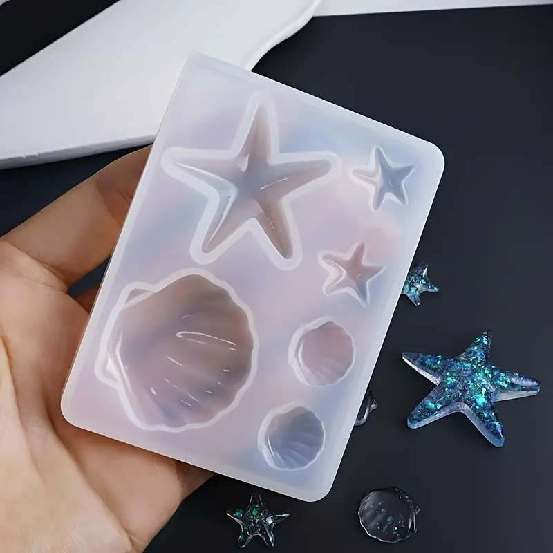 DIY 海洋テーマクリスタルエポキシ樹脂シェルジュエリーペン - Resin Art Letters のレビューと価格