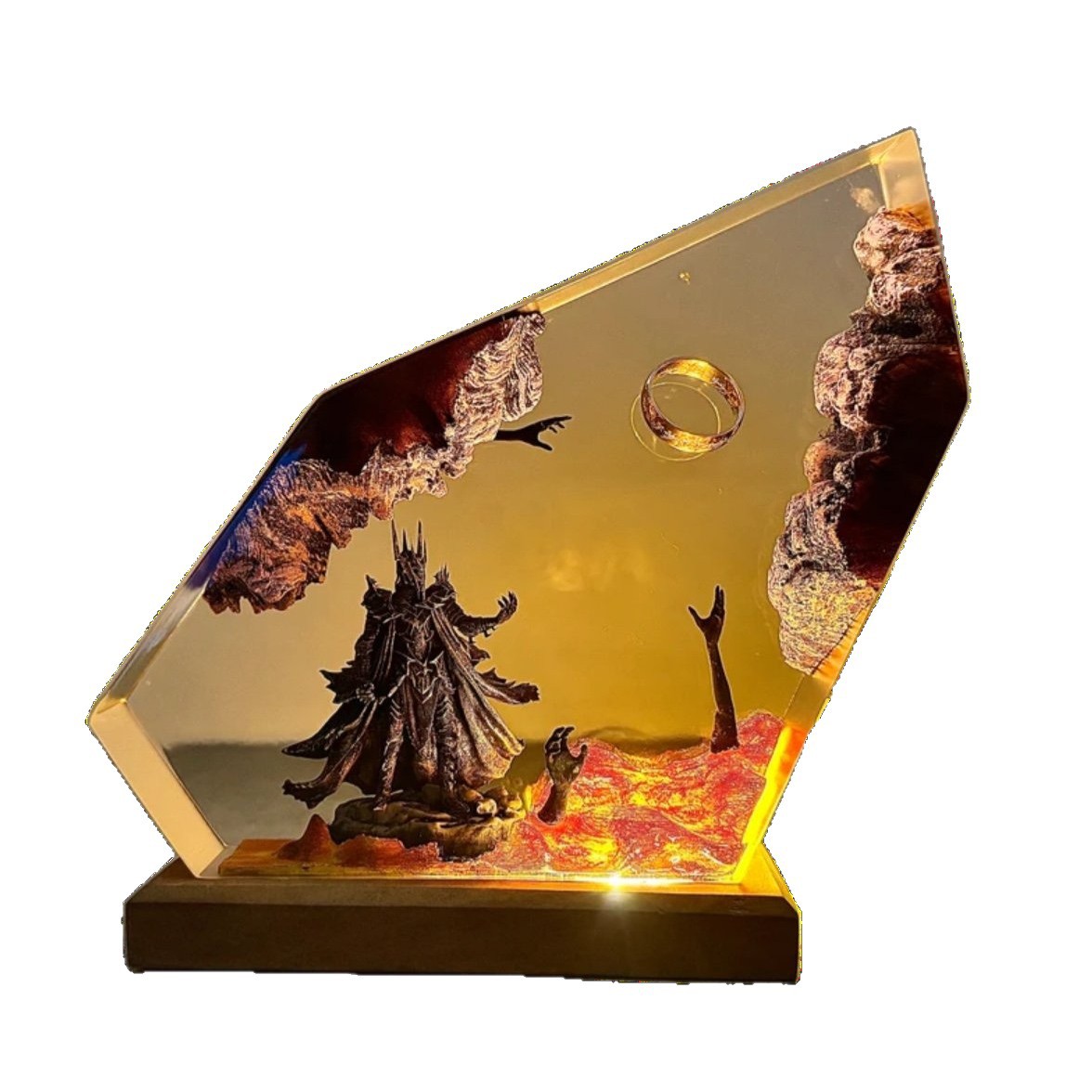 2026年新作 悪魔の王国 生物型樹脂製テーブルライト クリ - Resin Art Lamp のレビューと価格