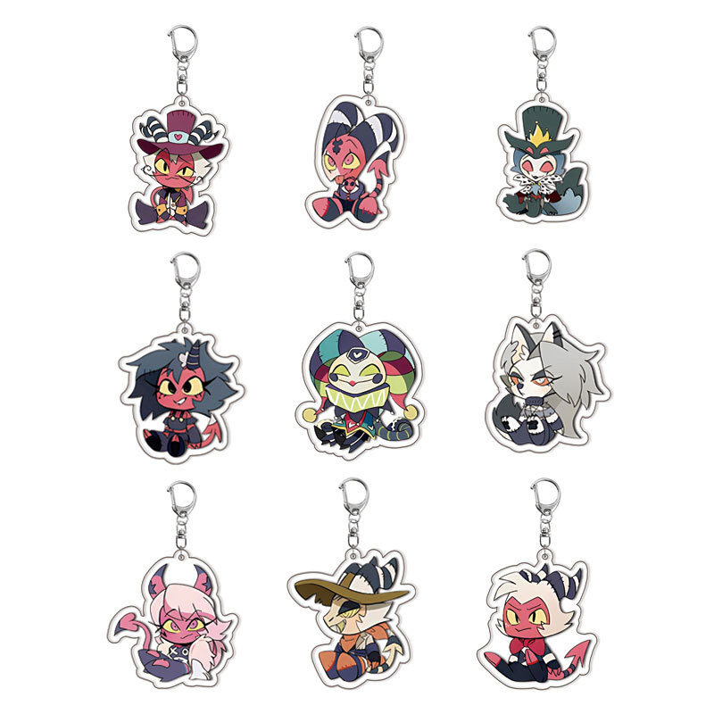 ハズビンホテル新しいアクリル人気アニメ関連商品楽しいキーホル - Resin Art Store のレビューと価格
