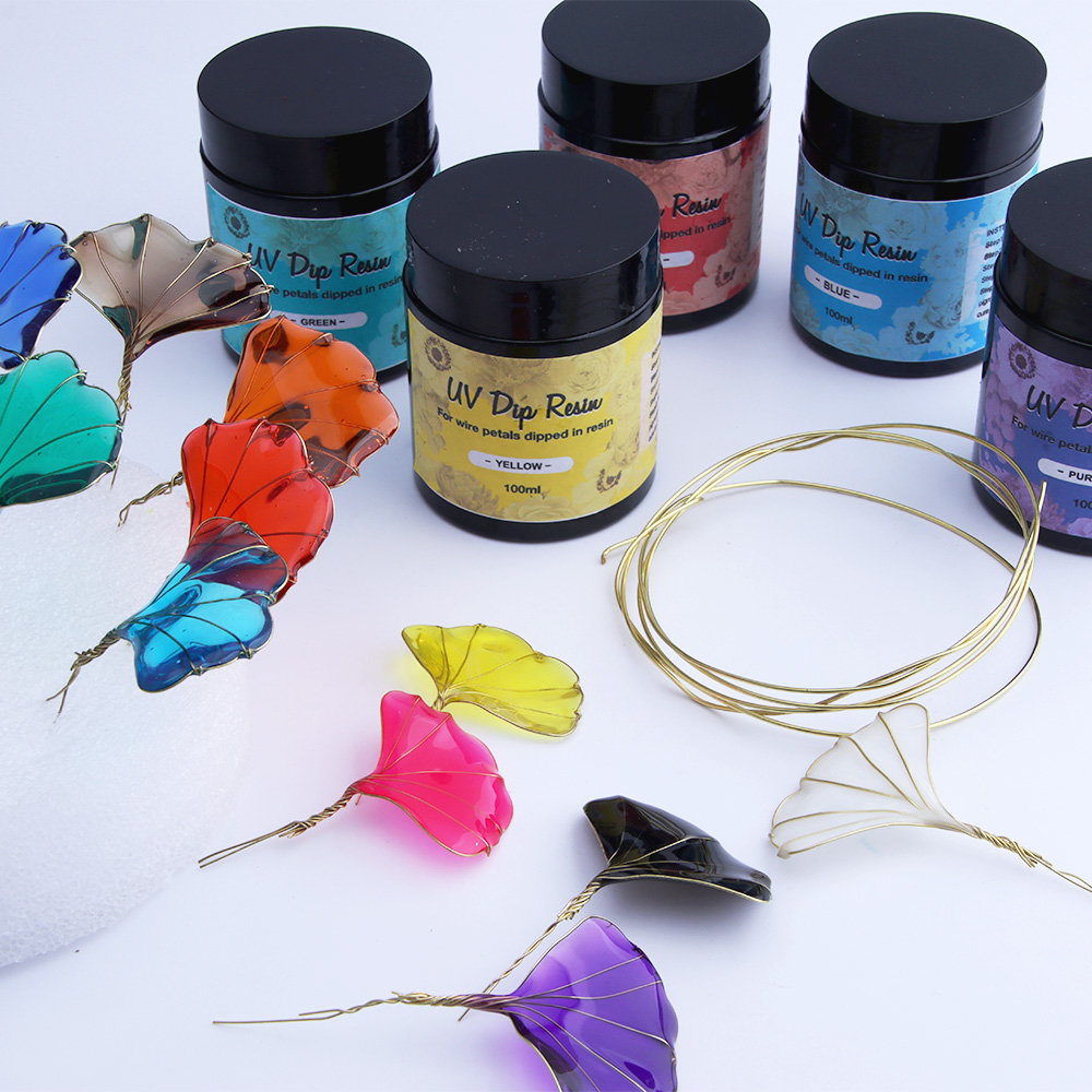 12色のUVディッピングレジン（ワイヤー形状用） – 1本あ - Resin Art Letters のレビューと価格