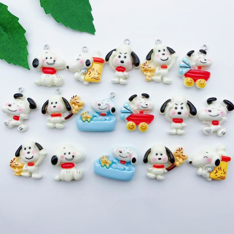 12個入り樹脂製漫画犬ペンダント、DIYジュエリー製作イヤリ - Resin Art Box のレビューと価格