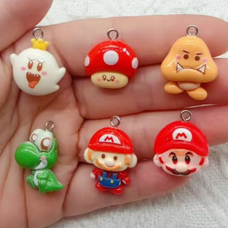 10個入り樹脂製漫画ペンダント、DIYジュエリー製作イヤリン - Resin Art Box のレビューと価格