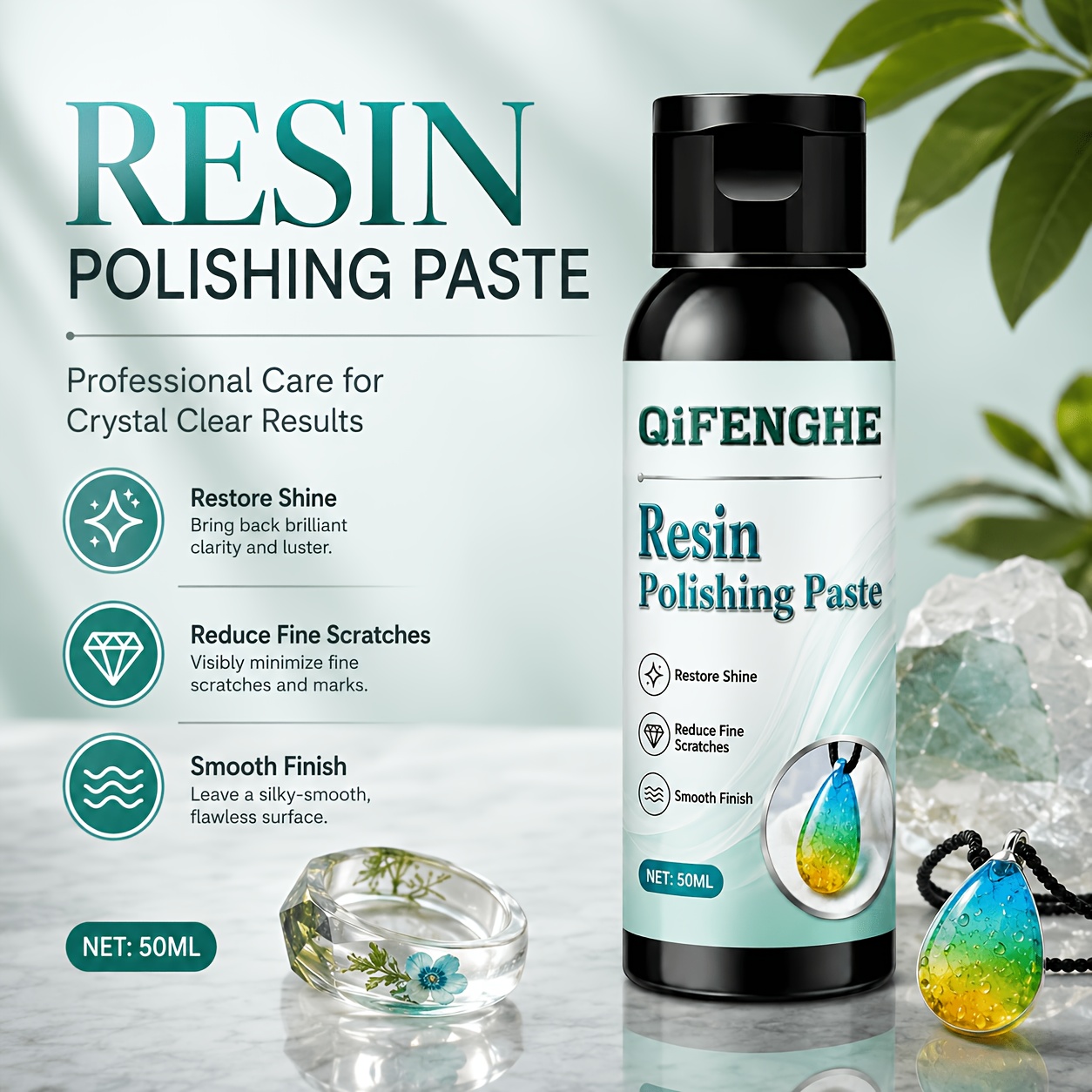 エポキシ樹脂磨き＆修復剤 アート用 1.69オンス 樹脂修復 - Resin Art Youtube のレビューと価格