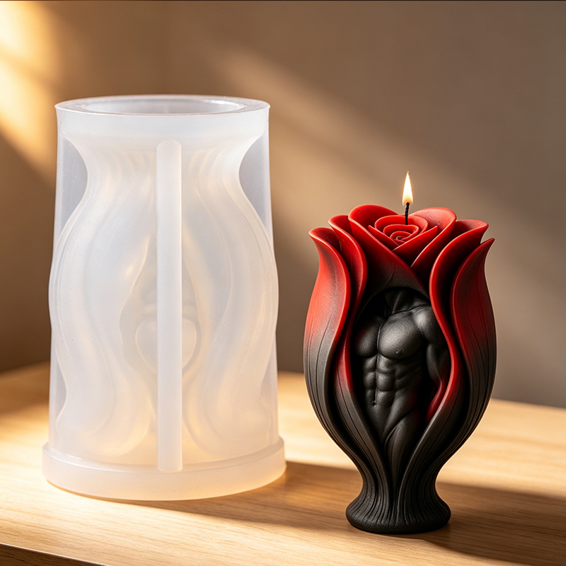 ローズマッスルマンボディキャンドルシリコンモールド3Dトルソ - Resin Art Furniture のレビューと価格