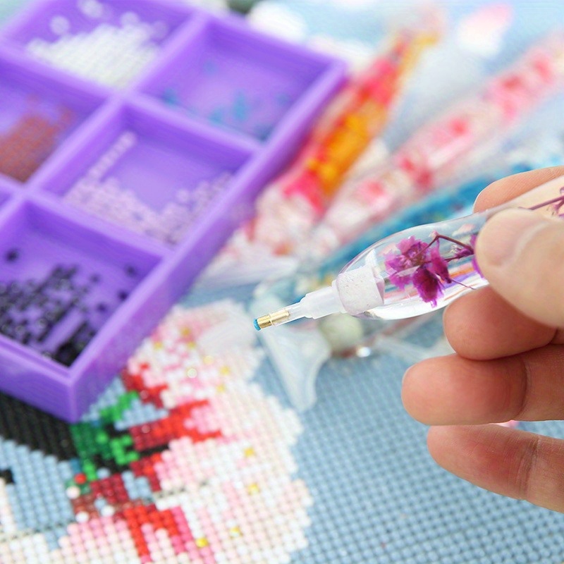1セットフラワーデザイン樹脂製5Dダイヤモンドペインティング - Resin Art Craft のレビューと価格